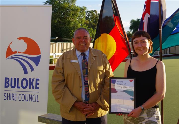 Australia Day Awards 2022 Mayor Warren_Tessa Fitzpatrick