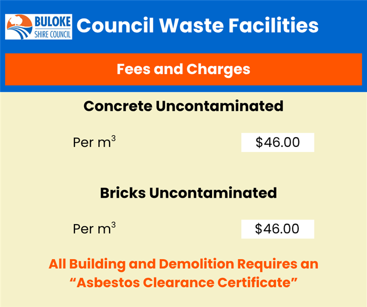 Council Waste Facility Fees and Charges 7