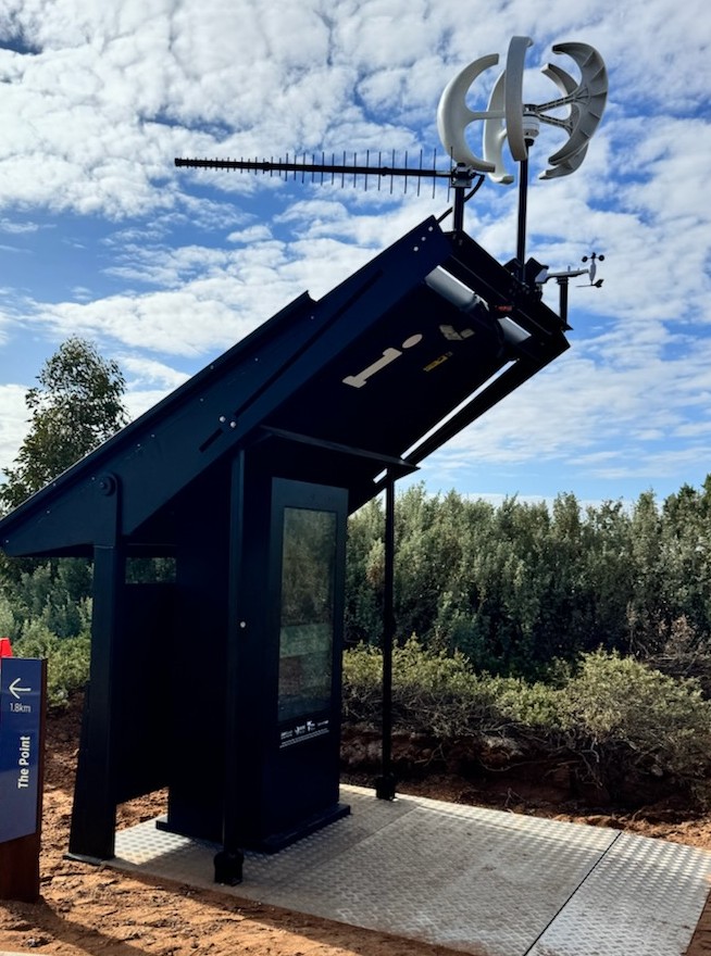 Lake Tyrrell Kiosk